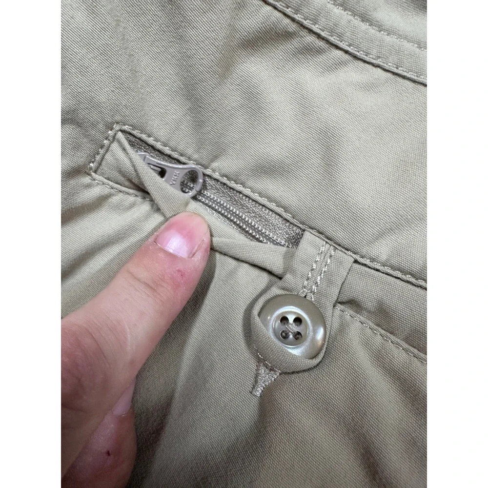 Clothing Arts P^cubed Pick-Pocket Proof Travel Pants Mens 40x30 Khaki Tan Nylon